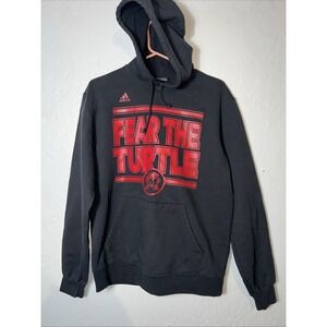 Adidas University Of Maryland Terrapins "Fear The Turtle" Black Hoodie Y2K✅ (257